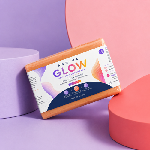 ACHIVA Glow – Brightening Kojic Acid & Turmeric Soap